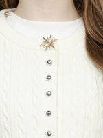 Load image into Gallery viewer, Zappi x Stella Lee - Gemini Cardigan White