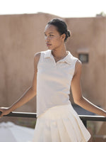 Load image into Gallery viewer, Zappi Official - Sleeveles Tennis Tshirt - Beige