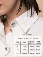 Load image into Gallery viewer, Zappi Official - Wave Knot Blouse