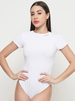 Load image into Gallery viewer, Body Suit Short Sleeve - White