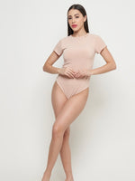 Load image into Gallery viewer, Body Suit Short Sleeve - Nude