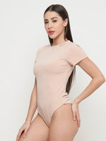 Load image into Gallery viewer, Body Suit Short Sleeve - Nude