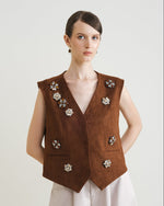 Load image into Gallery viewer, Zappi Studio - Sora Vest Brown