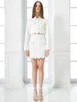 Load image into Gallery viewer, Wave Crop Jacket & Skirt Set