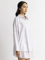 Load image into Gallery viewer, Zappi Official - Sakura Stripe Shirt