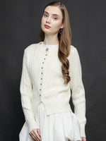 Load image into Gallery viewer, Zappi x Stella Lee - Gemini Cardigan White