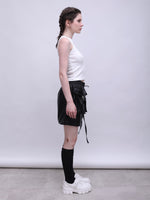Load image into Gallery viewer, ZAPPI Pocket Leather Skirt