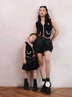 Load image into Gallery viewer, Zappi x Popluca Camelia Top Black