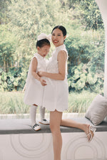 Load image into Gallery viewer, Zappi x Popluca Blossom Dress White