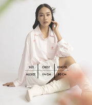 Zappi Official - Sakura Stripe Shirt
