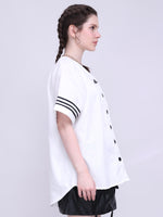 Load image into Gallery viewer, ZAPPI Baseball Shirt White
