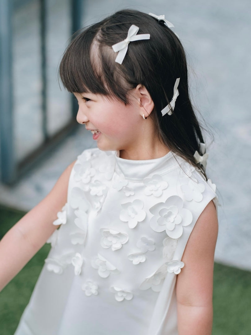 Zappi x Popluca Blossom Dress White