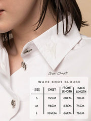 Zappi Official - Wave Knot Blouse