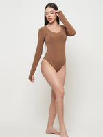 Load image into Gallery viewer, Body Suit Long Sleeve - Caramel
