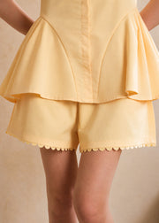 Zappi x Popluca - Aria Shorts Yellow
