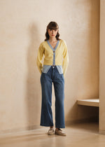 Load image into Gallery viewer, Zappi x Popluca - Nova Cardigan Yellow