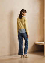 Load image into Gallery viewer, Zappi x Popluca - Nova Cardigan Yellow