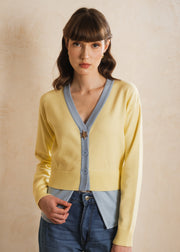 Zappi x Popluca - Nova Cardigan Yellow