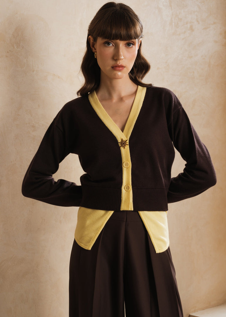 Zappi x Popluca - Nova Cardigan Brown