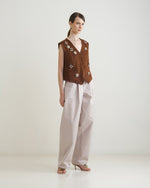 Load image into Gallery viewer, Zappi Studio - Sora Vest Brown

