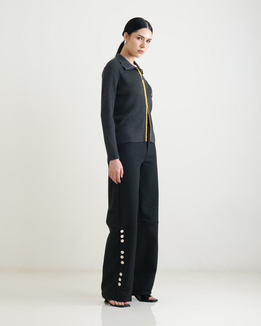 Zappi Studio - Mistra Cardigan Dark Grey