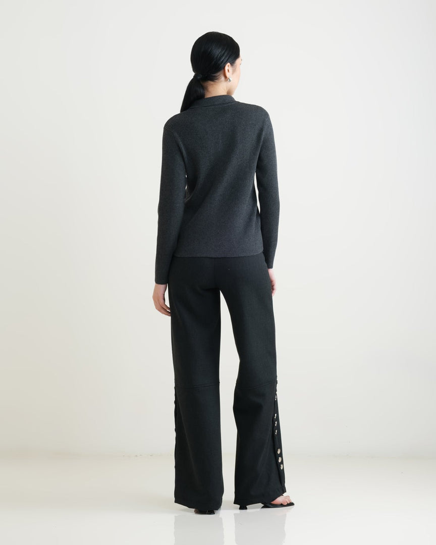 Zappi Studio - Mistra Cardigan Dark Grey