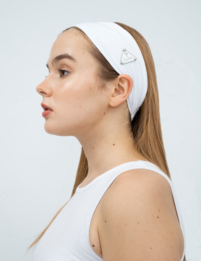 Zappi Hair Band - White