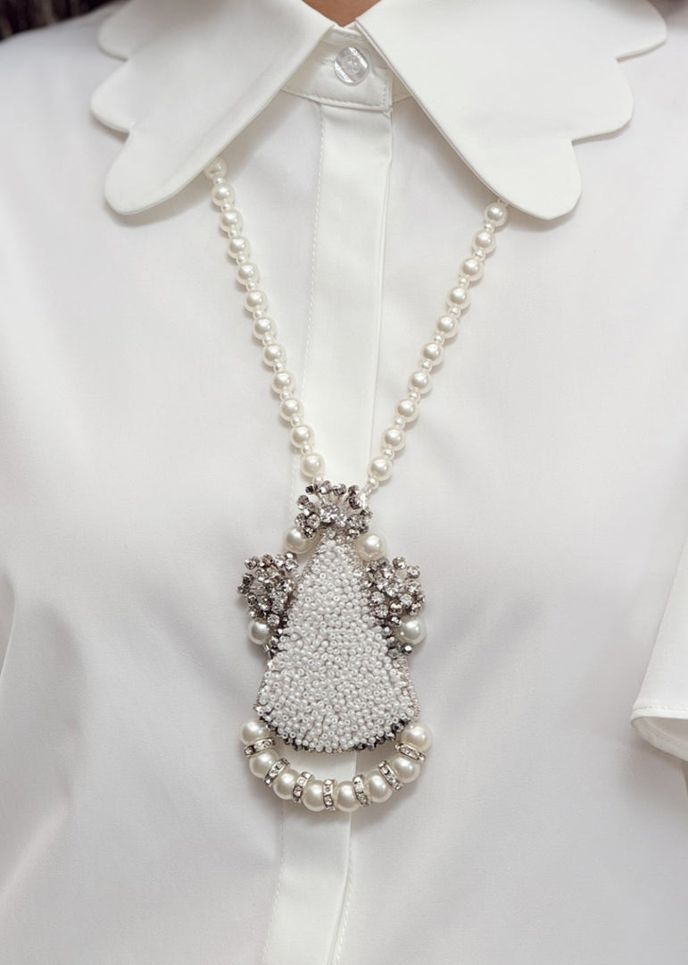 Zappi X Monliesmade - Damar Necklace Brooch Silver