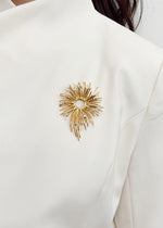 Load image into Gallery viewer, Zappi X Monliesmade - Gamaya Brooch Gold
