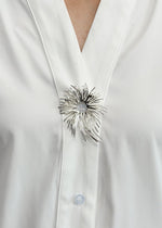 Load image into Gallery viewer, Zappi X Monliesmade - Gamaya Brooch Silver