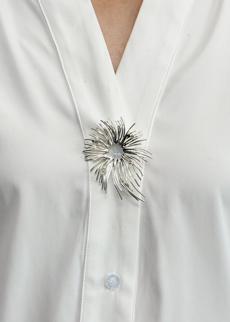 Zappi X Monliesmade - Gamaya Brooch Silver