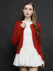 Zappi x Stella Lee - Gemini Cardigan Red