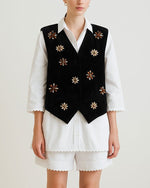 Load image into Gallery viewer, Zappi Studio - Sora Vest Black Onyx
