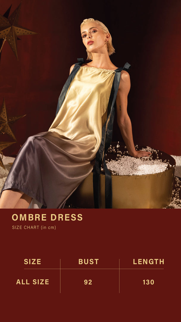 Ombre Dress - Green