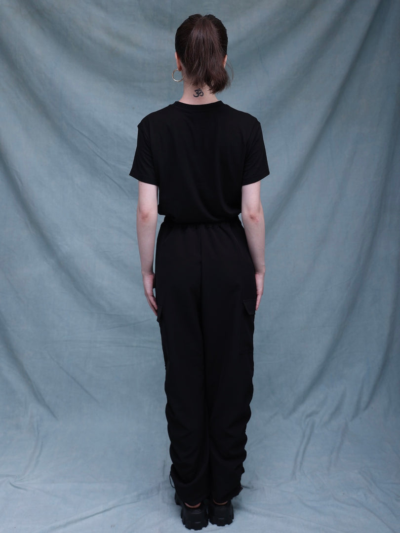 ZAPPI Drawstring Pants - Black