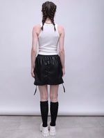 Load image into Gallery viewer, ZAPPI Pocket Leather Skirt
