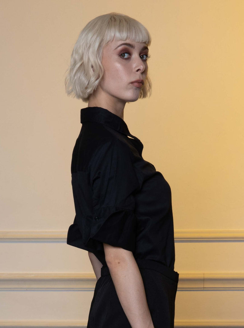 Wave Blouse - Black